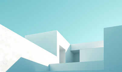Fototapeta premium Minimal architectural space