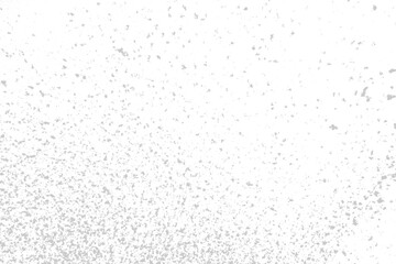 Natural white snow on a transparent background