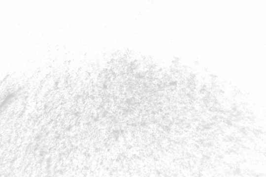 Natural white snow on a transparent background
