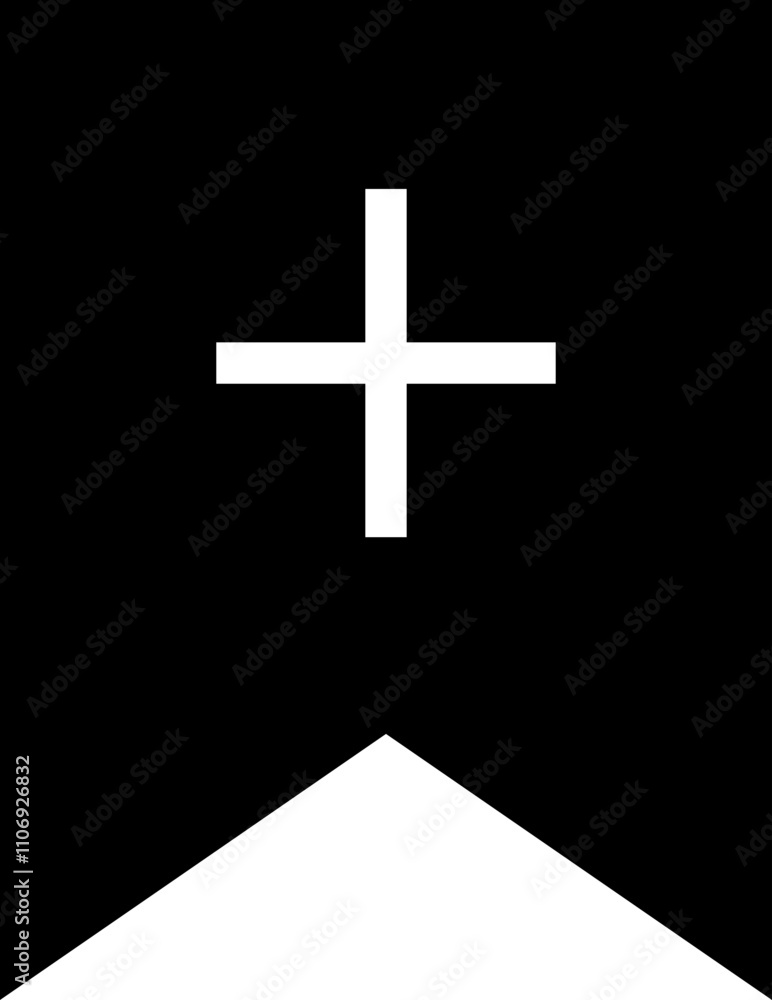 Poster bookmark and favourite flat vector icon. premium quality designs element for mobile app and website.