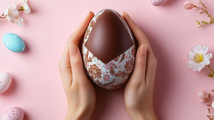 Happy Easter background, card, poster. Vector