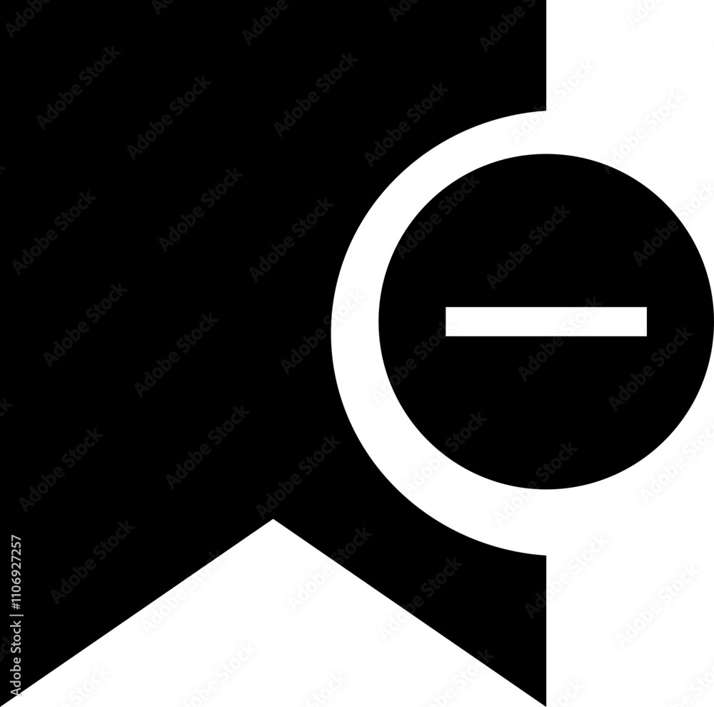 Poster bookmark and favourite flat vector icon. premium quality designs element for mobile app and website.