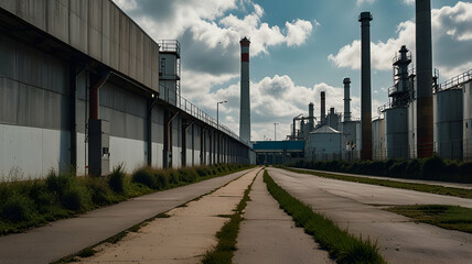 sunset at the railway