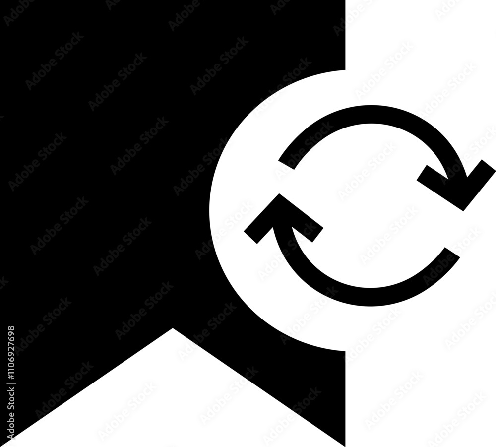 Poster bookmark and favourite flat vector icon. premium quality designs element for mobile app and website.