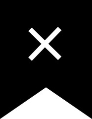 Obraz premium Bookmark and favourite Flat Vector Icon. Premium Quality Designs Element For Mobile app and Website. Save ribbon icons button isolated on transparent background. Social media and ui symbol sign.