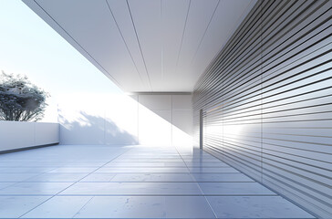 Fototapeta premium Minimal architectural space