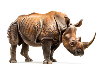 Obraz premium rhinoceros isolated on white