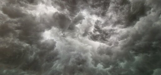 Dana supercell storm gray clouds squall 