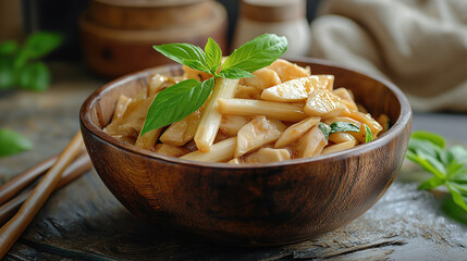 bowl of mushroom soup