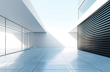 Obraz premium Minimal architectural space