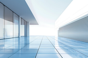 Obraz premium Minimal architectural space