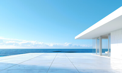 Fototapeta premium Minimal architectural space