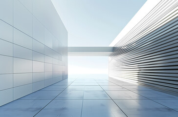 Obraz premium Minimal architectural space