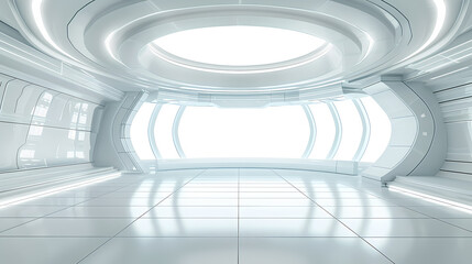 Obraz premium Minimal architectural space