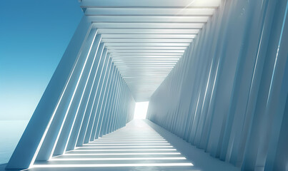 Obraz premium Minimal architectural space