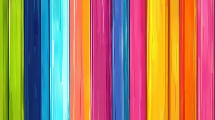 Obraz premium Abstract Colorful Stripes: Vibrant Geometric Pattern