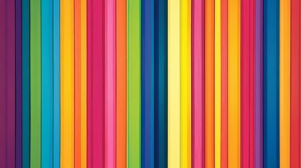Colorful Stripes Abstract Background - Geometric Pattern Design