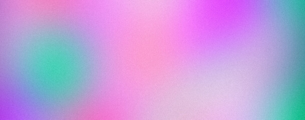 Vibrant pink purple blue grainy gradient shaped wallpaper design background.