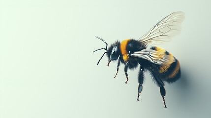  bumblebee on a white background