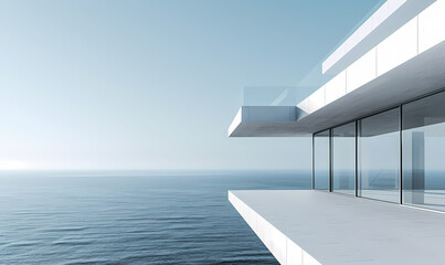 Fototapeta premium Minimal architectural space
