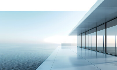 Obraz premium Minimal architectural space