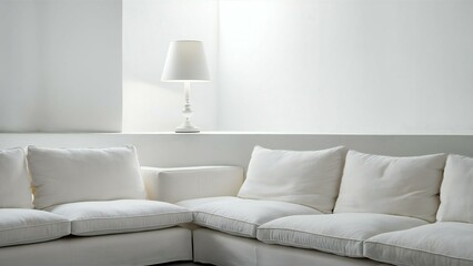 modern living room with sofa