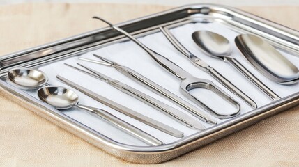 Surgical tools arrangement and clean equipment in a medical facility for precision care