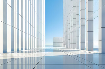 Obraz premium Minimal architectural space