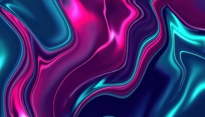 Obraz premium Fluid Painting Abstract Vibrant Colorful Marbled Background