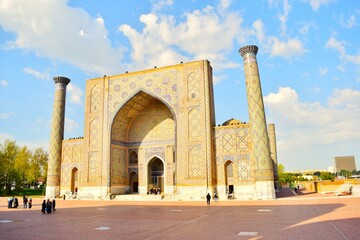 Ulugh Beg Madrasa in Samarkand, Uzbekistan