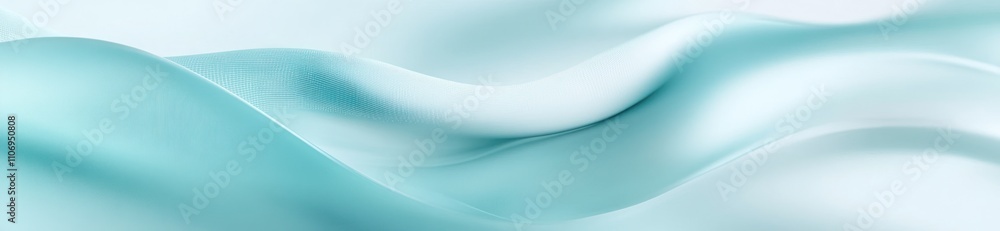 Poster Soft, flowing fabric in shades of blue, creating a serene and calming visual effect.
