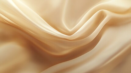 Obraz premium Smooth Beige Gradient Background with Soft Curves for Elegant Design
