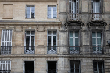 Difference between clean wall wash cleaned house facades city building facade and town dirty one...
