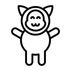 Fototapeta premium Costume Icon