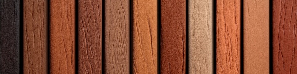 Fototapeta premium A vibrant display of wood textures showcasing various shades and grains, perfect for design inspiration.