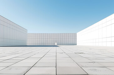 Fototapeta premium Minimal architectural space