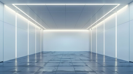 Obraz premium Minimal architectural space