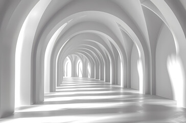 Obraz premium Minimal architectural space