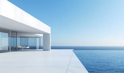 Obraz premium Minimal architectural space