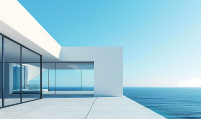 Fototapeta premium Minimal architectural space