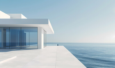 Fototapeta premium Minimal architectural space