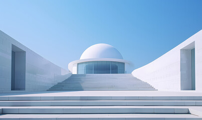 Obraz premium Minimal architectural space