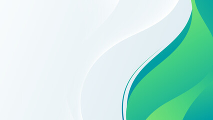 Gradient abstract background wavy shape design vector