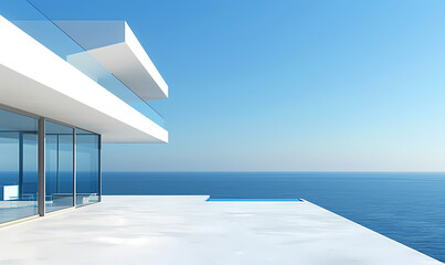 Fototapeta premium Minimal architectural space