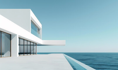 Fototapeta premium Minimal architectural space