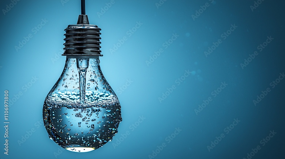 Poster a startup team brainstorming solutions for water conservation using smart technology stock photo wit