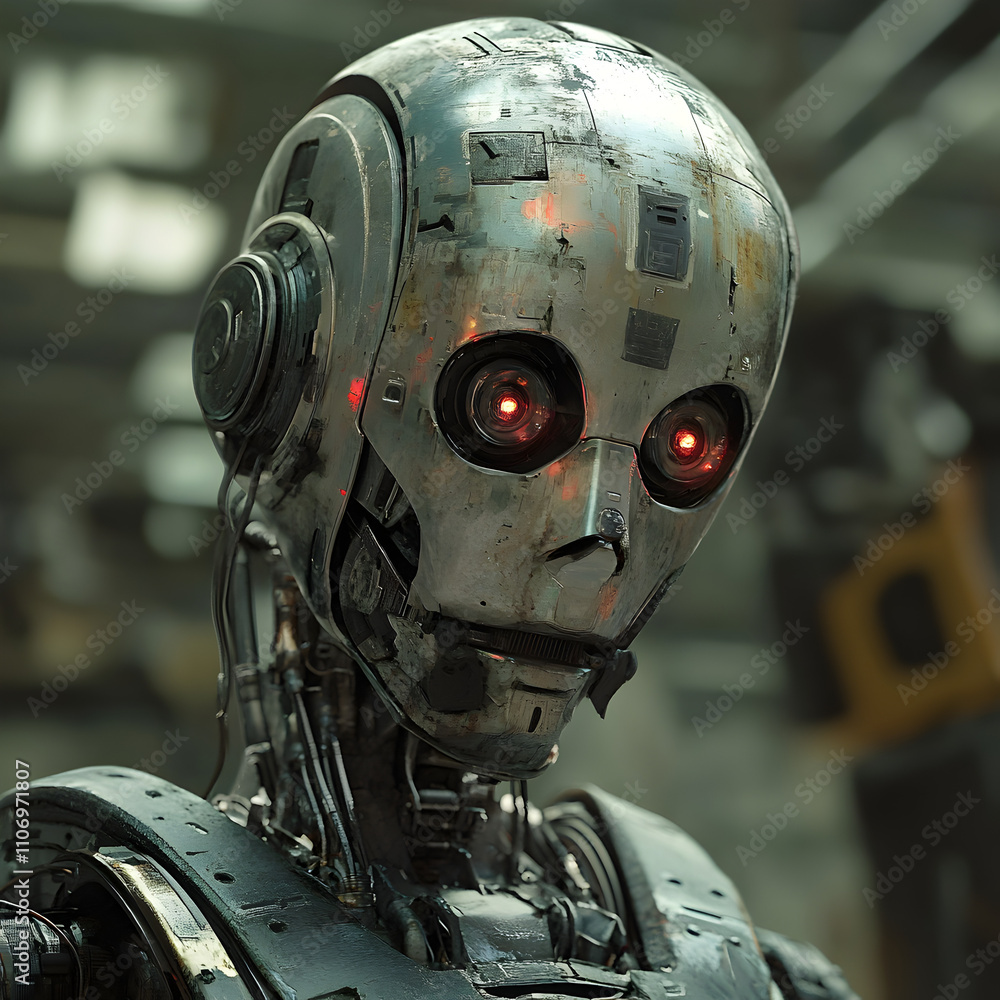 Poster exploring aofthanit ai robotics innovations in technology labs research insights and future trends
