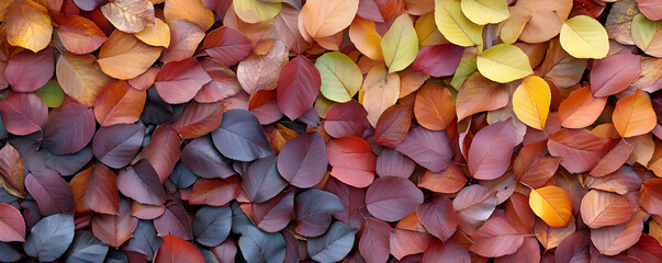 Autumn Leaves, A Colorful Tapestry of Fall Foliage in Rich Hues
