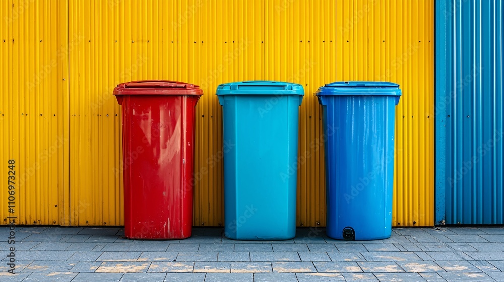 Poster an eco-conscious tech startup developing solutions for reducing industrial waste stock photo with si