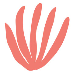 Obraz premium Abstract drawing leaf summer season element